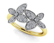 Load image into Gallery viewer, Sparkling Butterfly Diamond Ring with 0.35 ct.(finished) - Luxury Time NYC