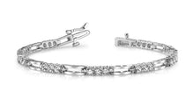 Load image into Gallery viewer, Sparkling Triple Diamond Bracelet with 1.40 ct.(finished) 2.5mm - Luxury Time NYC