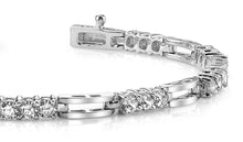 Load image into Gallery viewer, Sparkling Triple Diamond Bracelet with 1.40 ct.(finished) 2.5mm - Luxury Time NYC