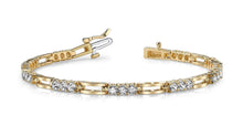 Load image into Gallery viewer, Sparkling Triple Diamond Bracelet with 1.40 ct.(finished) 2.5mm - Luxury Time NYC