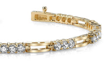 Load image into Gallery viewer, Sparkling Triple Diamond Bracelet with 2.43 ct.(finished) 3mm - Luxury Time NYC