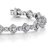 Load image into Gallery viewer, Square Link Diamond Bracelet with 5.29 ct.(finished) 1.2mm, 2.7mm - Luxury Time NYC