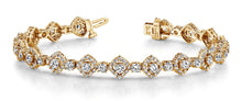 Load image into Gallery viewer, Square Link Diamond Bracelet with 5.29 ct.(finished) 1.2mm, 2.7mm - Luxury Time NYC