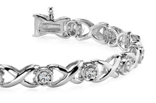 Load image into Gallery viewer, Stargazer Designer Diamond Bracelet with 0.98 ct.(finished) 2.75mm - Luxury Time NYC