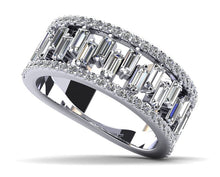 Load image into Gallery viewer, Stepping Stone Baguette Diamond Ring with 1.50 ct.(finished) 3x1.5mm, 1.1mm - Luxury Time NYC