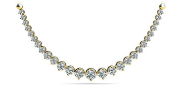 Strand Of Diamonds With Shiny Diamond Links with 4.02 ct.(finished) - Luxury Time NYC