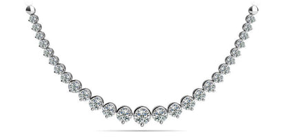 Strand Of Diamonds With Shiny Diamond Links with 4.02 ct.(finished) - Luxury Time NYC