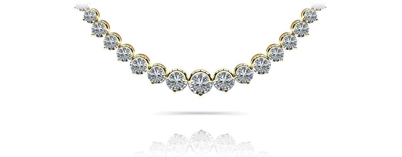 Strand Of Lab - Grown Diamond with 15.02 ct.(finished) - Luxury Time NYC