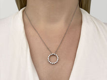 Load image into Gallery viewer, Stunning Diamond Circle Diamond Pendant with 0.75 ct.(finished) 2.3mm - Luxury Time NYC