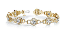 Load image into Gallery viewer, Stylish Circles Diamond Bracelet with 7.24 ct.(finished) 1.1mm, 5mm - Luxury Time NYC