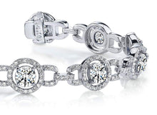 Load image into Gallery viewer, Stylish Circles Diamond Bracelet with 7.24 ct.(finished) 1.1mm, 5mm - Luxury Time NYC