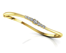 Load image into Gallery viewer, Stylish Seven Stone Diamond Bangle with 0.50 ct.(finished) 2.3mm, 2.7mm, 3.5mm - Luxury Time NYC