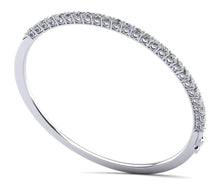 Load image into Gallery viewer, Stylish Sweetheart Bangle Diamond Bracelet with 1.55 ct.(finished) 2.3mm - Luxury Time NYC