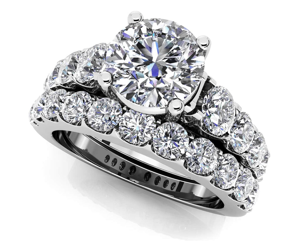 Sweet Dream Bridal Set Diamond with 2.17 ct. (0.75 ct. center diamond) - Luxury Time NYC