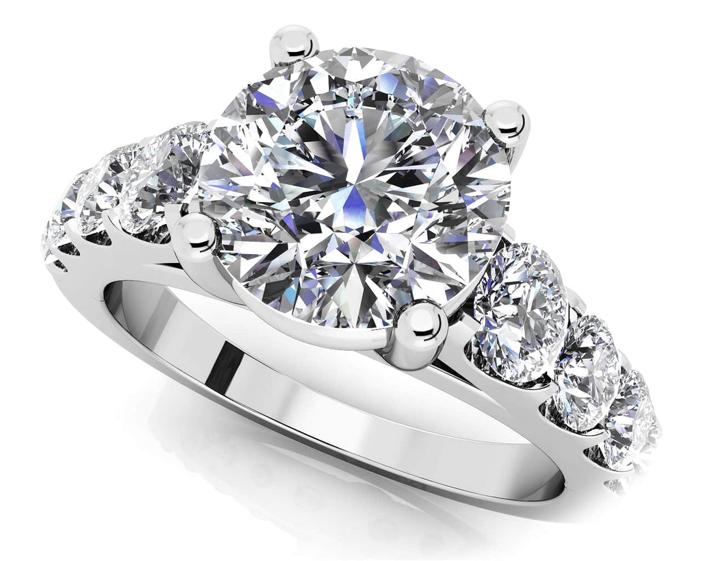 Sweet Dream Diamond Engagement Ring with 1.26 ct. (0.50 ct. center diamond) - Luxury Time NYC