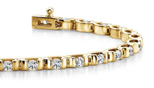 Load image into Gallery viewer, Tension Set Diamond Bracelet with 1.80 ct.(finished) 2.5mm - Luxury Time NYC