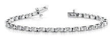 Load image into Gallery viewer, Tension Set Diamond Bracelet with 2.10 ct.(finished) 2.25mm - Luxury Time NYC