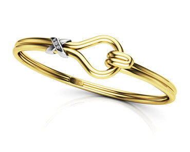 The Relationship Unity Lab - Grown Diamond Bracelet with 0.06 ct.(finished) 1.5mm, 2mm - Luxury Time NYC