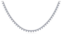 Load image into Gallery viewer, Three Stone Brilliance Diamond Necklace with 11.93 ct.(finished) 2.4mm - Luxury Time NYC