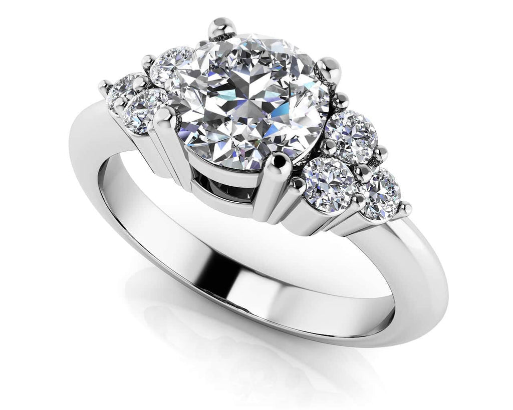 Tie The Knot Diamond Engagement Ring with 0.71 ct. (0.50 ct. center diamond) - Luxury Time NYC