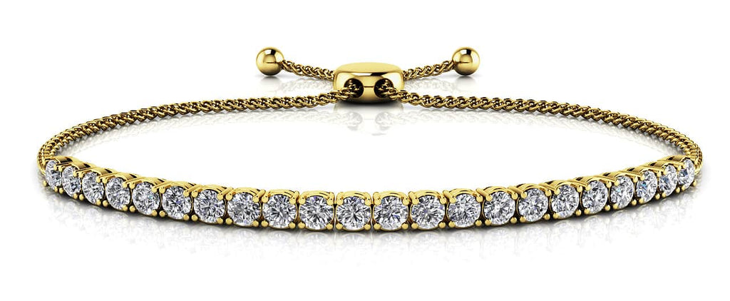 Timeless Dreams Adjustable Bracelet Diamond with 1.03 ct.(finished) 2.2mm - Luxury Time NYC