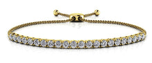 Load image into Gallery viewer, Timeless Dreams Adjustable Bracelet Diamond with 1.03 ct.(finished) 2.2mm - Luxury Time NYC