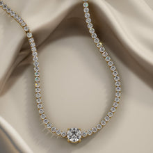 Load image into Gallery viewer, Timeless Dreams Brilliance Round Diamond Necklace with 6.06 ct.(finished) 2mm, 5.1mm - Luxury Time NYC