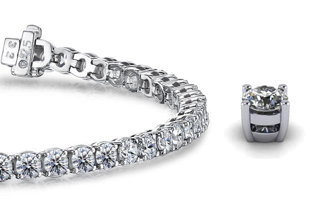 Timeless Dreams Diamond Tennis Bracelet with 10.92 ct.(finished) 4.1mm - Luxury Time NYC