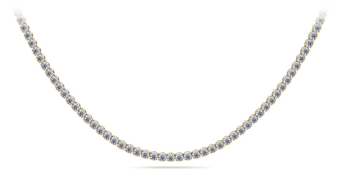 Timeless Dreams Riviera Diamond Necklace with 19.57 ct.(finished) 3.7mm - Luxury Time NYC