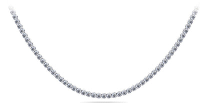 Timeless Dreams Riviera Diamond Necklace with 6.77 ct.(finished) 2.2mm - Luxury Time NYC