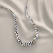 Load image into Gallery viewer, Timeless Dreams Tennis Diamond Necklace with 11.95 ct.(finished) - Luxury Time NYC