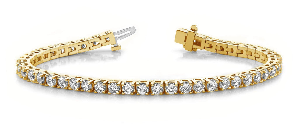 Timeless Four Prong Lab - Grown Diamond Tennis Bracelet with 3.02 ct.(finished) 2.25mm - Luxury Time NYC