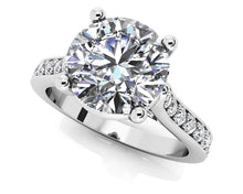 Load image into Gallery viewer, Timeless Love Diamond Engagement Ring with 0.89 ct. (0.50 ct. center diamond) - Luxury Time NYC