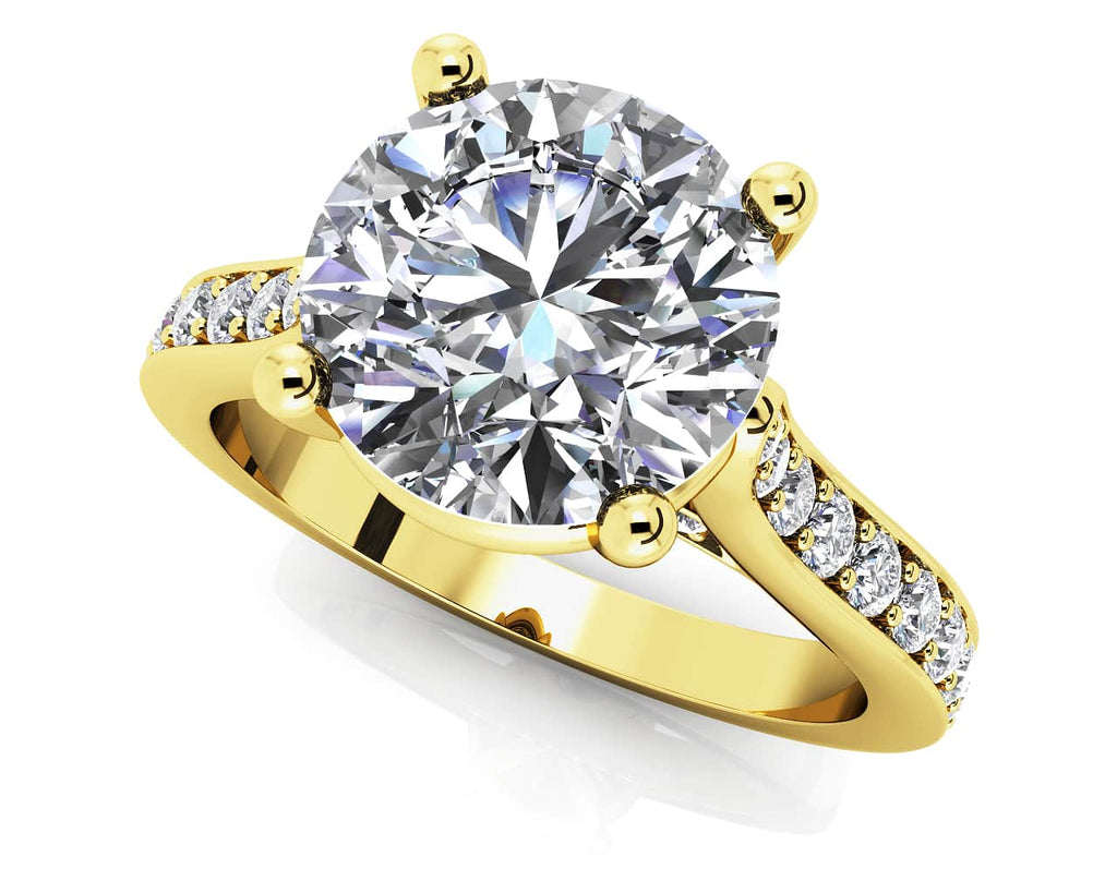 Timeless Love Diamond Engagement Ring with 0.89 ct. (0.50 ct. center diamond) - Luxury Time NYC