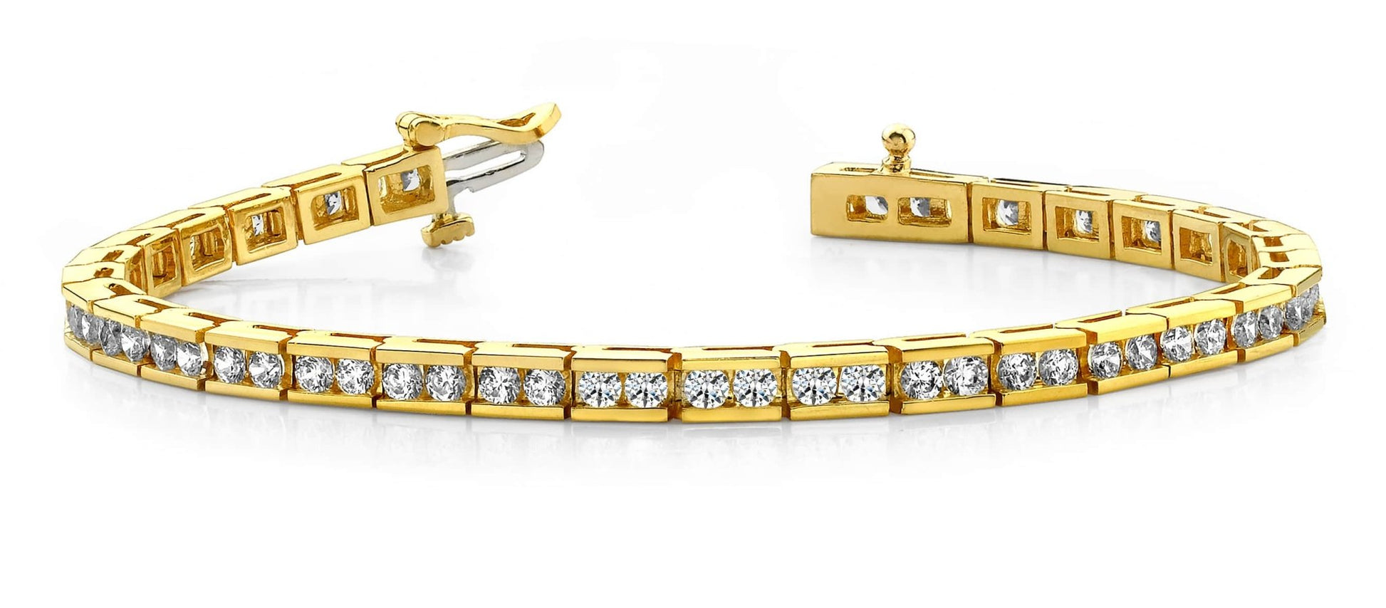 Timeless Roadway Diamond Tennis Bracelet with 4.48 ct.(finished) 2.5mm - Luxury Time NYC