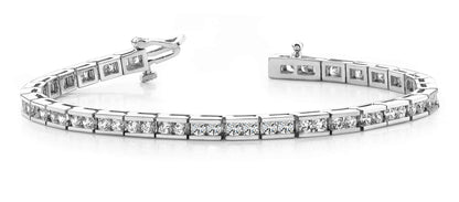 Timeless Roadway Diamond Tennis Bracelet with 5.04 ct.(finished) 3.0mm - Luxury Time NYC