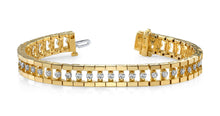 Load image into Gallery viewer, Track Link Diamond Bracelet with 1.06 ct.(finished) 1.7mm - Luxury Time NYC