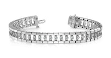 Load image into Gallery viewer, Track Link Diamond Bracelet with 2.00 ct.(finished) 2mm - Luxury Time NYC