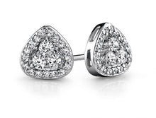 Load image into Gallery viewer, Triangular Diamond Diamond Studs with 0.28 ct.(finished) 1mm, 1.7mm - Luxury Time NYC