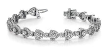 Load image into Gallery viewer, Triangular Diamond Link Bracelet Lab - Grown Diamond with 5.59 ct.(finished) 1.2mm, 2.7mm - Luxury Time NYC