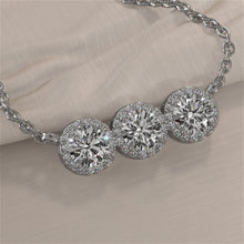 Load image into Gallery viewer, Triple Brilliance Diamond Necklace with 3.30 ct.(finished) 1mm, 6.5mm - Luxury Time NYC