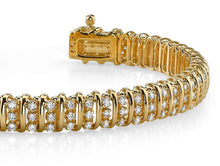 Load image into Gallery viewer, Triple Illusion Diamond Bracelet with 1.91 ct.(finished) 1.2mm - Luxury Time NYC