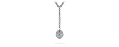True Romance Diamond Lab - Grown Diamond Necklace with 8.81 ct.(finished) 7x5mm, 1mm, 2.2mm - Luxury Time NYC