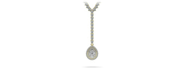 True Romance Diamond Lab - Grown Diamond Necklace with 8.81 ct.(finished) 7x5mm, 1mm, 2.2mm - Luxury Time NYC