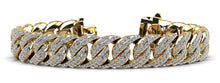 Load image into Gallery viewer, Two Row Graduated Diamond Bracelet with 7.95 ct.(finished) 1.3mm, 1.4mm - Luxury Time NYC