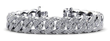 Load image into Gallery viewer, Two Rows Cuban Link Diamond Bracelet with 5.92 ct.(finished) 1.3mm - Luxury Time NYC