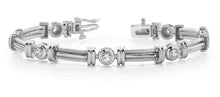 Load image into Gallery viewer, Two Tone Twisted Rope Diamond Bracelet with 0.70 ct.(finished) 3.0mm - Luxury Time NYC