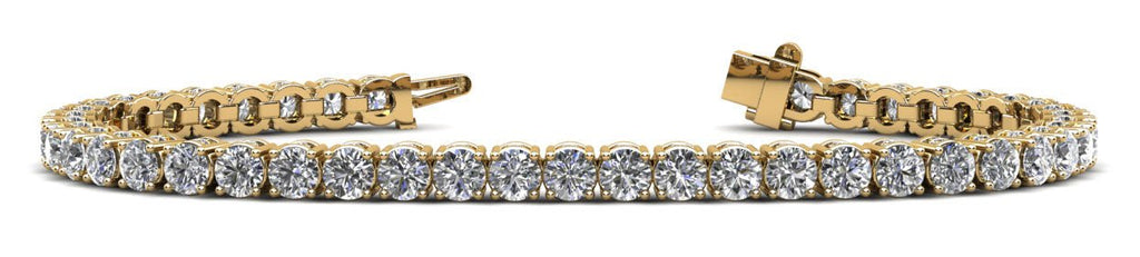 Ultimate Tennis Bracelet with Side Stones Diamond with 8.32 ct.(finished) 1.4mm, 3.5mm - Luxury Time NYC