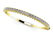 Load image into Gallery viewer, Unique Prong Diamond Bangle Bracelet with 1.16 ct.(finished) 2mm - Luxury Time NYC