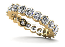 Load image into Gallery viewer, Uniquely Elegant Eternity Diamond Ring with 0.92 ct.(finished) 2mm - Luxury Time NYC